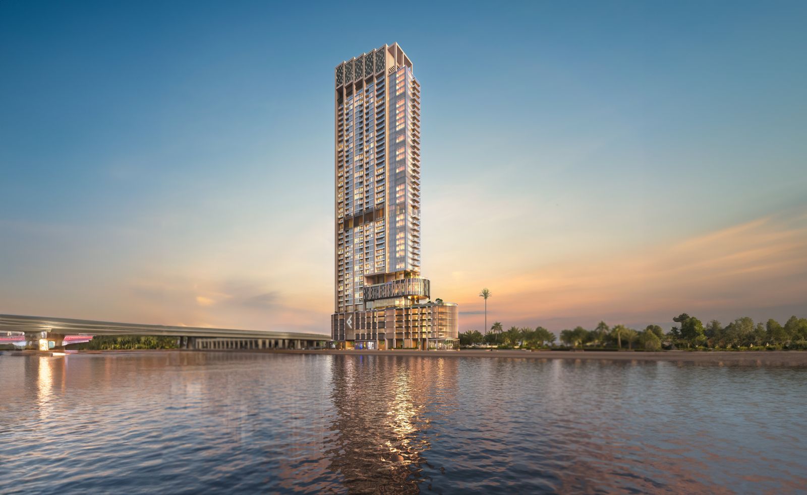 One River Point, tour au bord du Dubai Water Canal